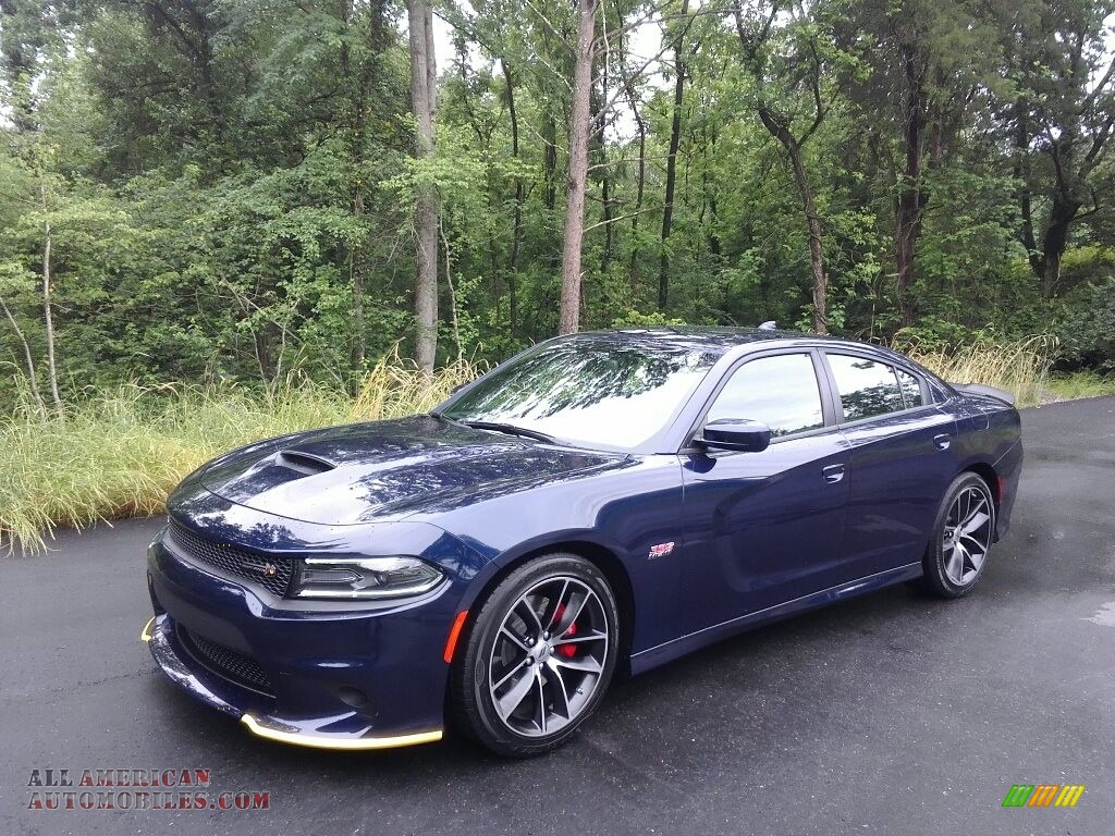 2017 Charger R/T Scat Pack - Contusion Blue / Black photo #2