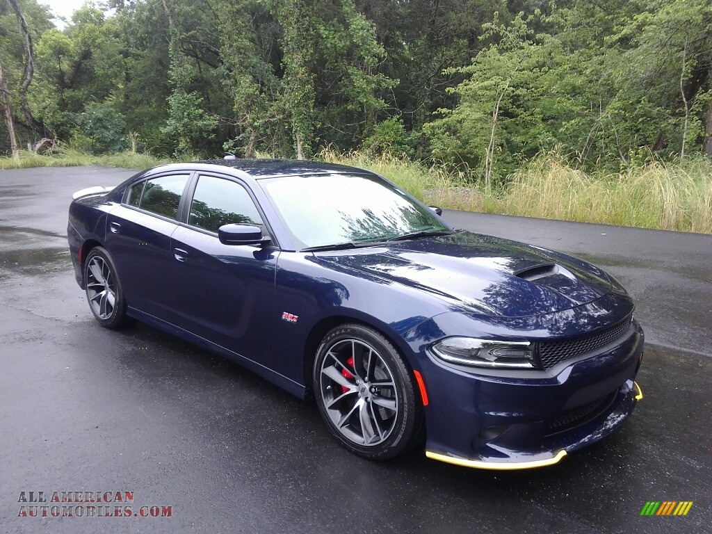 2017 Charger R/T Scat Pack - Contusion Blue / Black photo #4