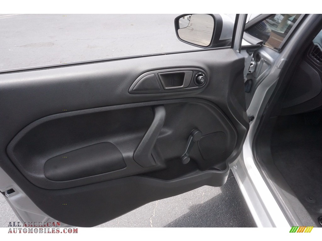 2014 Fiesta S Sedan - Ingot Silver / Charcoal Black photo #8