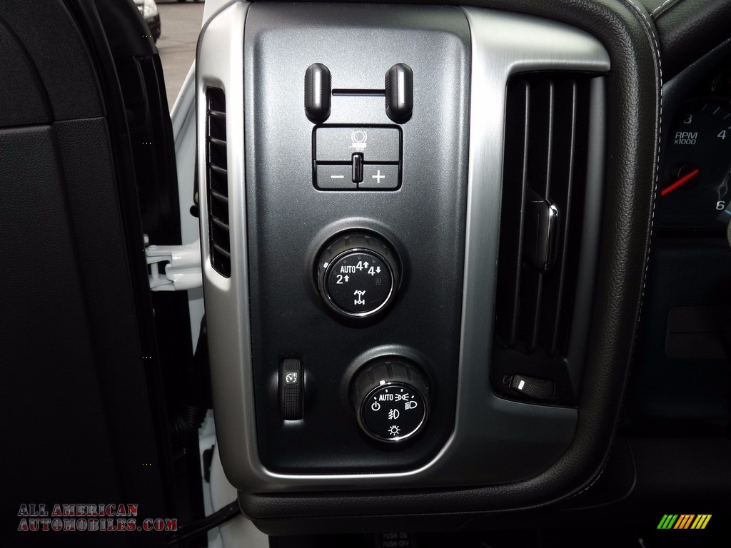 2017 Sierra 1500 SLT Double Cab 4WD - Summit White / Dark Ash/Jet Black photo #8