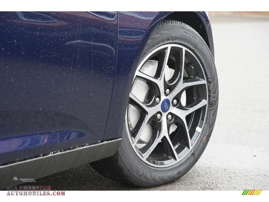 2017 Focus SEL Sedan - Kona Blue / Charcoal Black photo #4