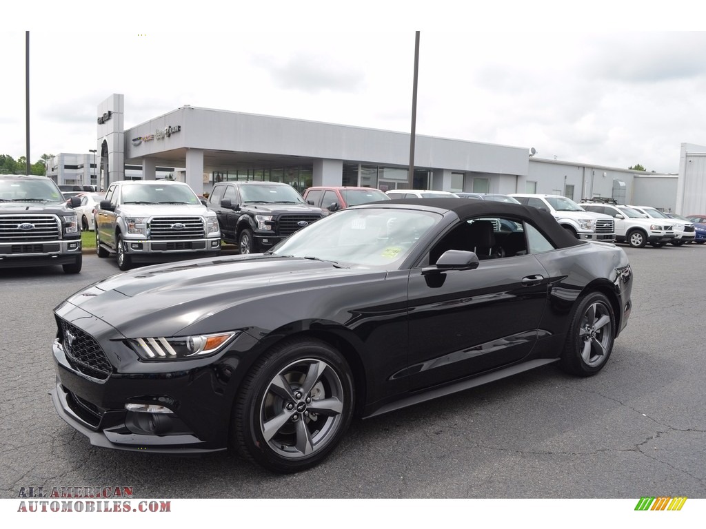 2017 Mustang V6 Convertible - Shadow Black / Ebony photo #3