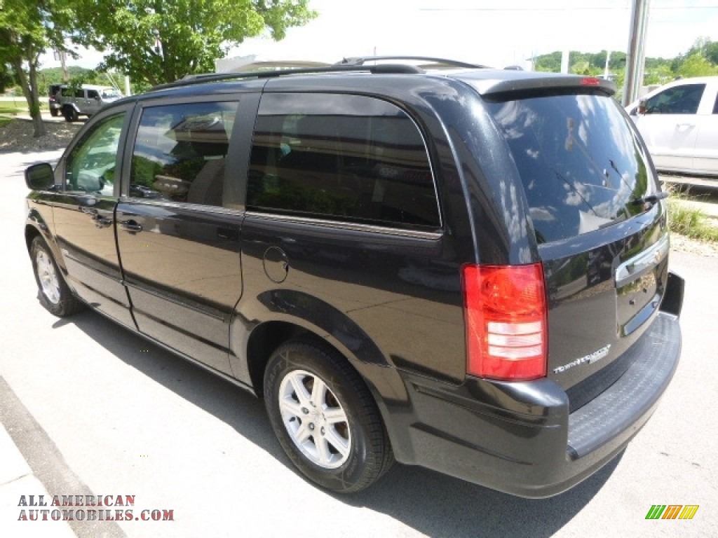2008 Town & Country Touring - Brilliant Black Crystal Pearlcoat / Medium Slate Gray/Light Shale photo #7