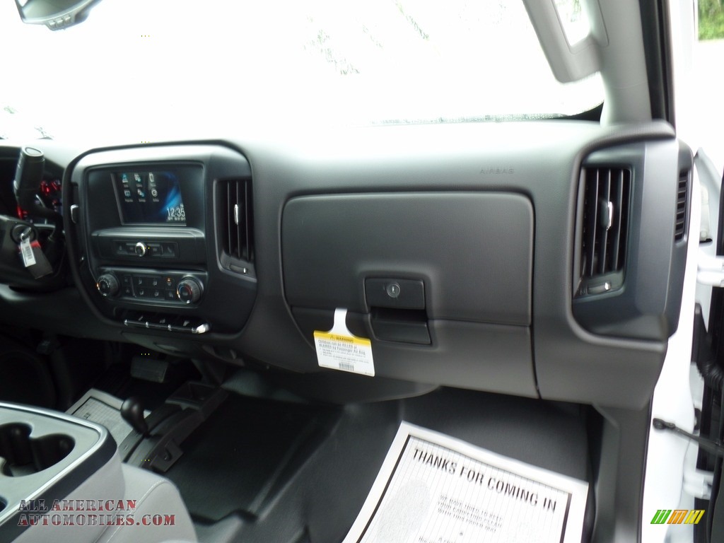 2017 Silverado 3500HD Work Truck Crew Cab Dual Rear Wheel 4x4 - Summit White / Dark Ash/Jet Black photo #55