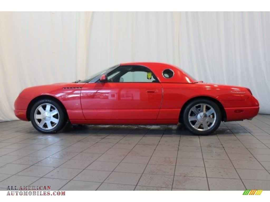 2002 Thunderbird Deluxe Roadster - Torch Red / Torch Red photo #4