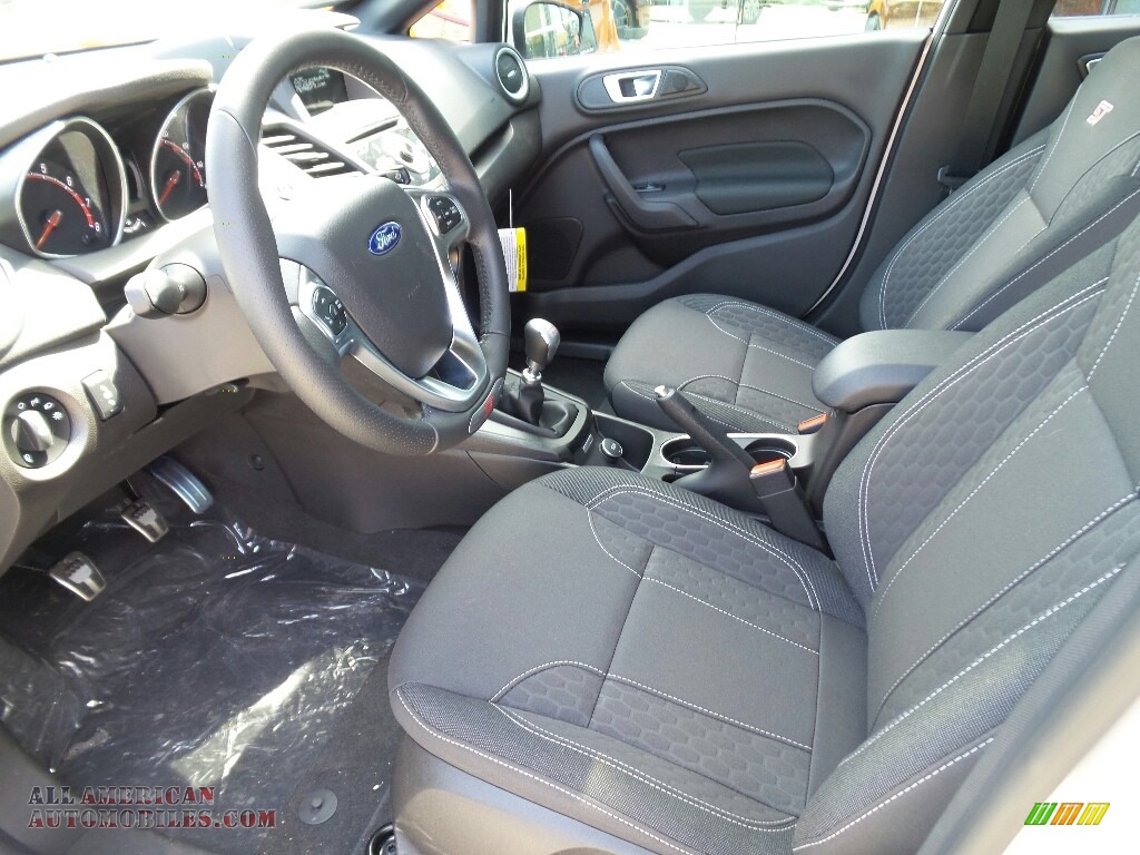 2017 Fiesta ST Hatchback - White Platinum / Charcoal Black photo #7