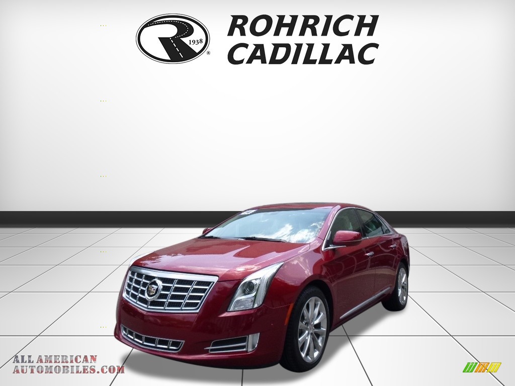 Crystal Red Tincoat / Shale/Cocoa Cadillac XTS Luxury FWD