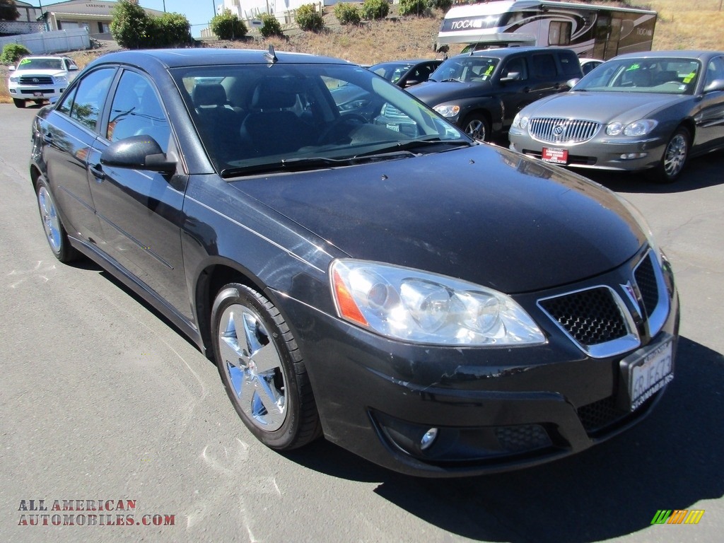 Carbon Black Metallic / Ebony Pontiac G6 GT Sedan