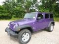 Jeep Wrangler Unlimited Sport 4x4 Extreme Purple photo #1