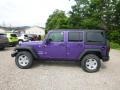 Jeep Wrangler Unlimited Sport 4x4 Extreme Purple photo #2