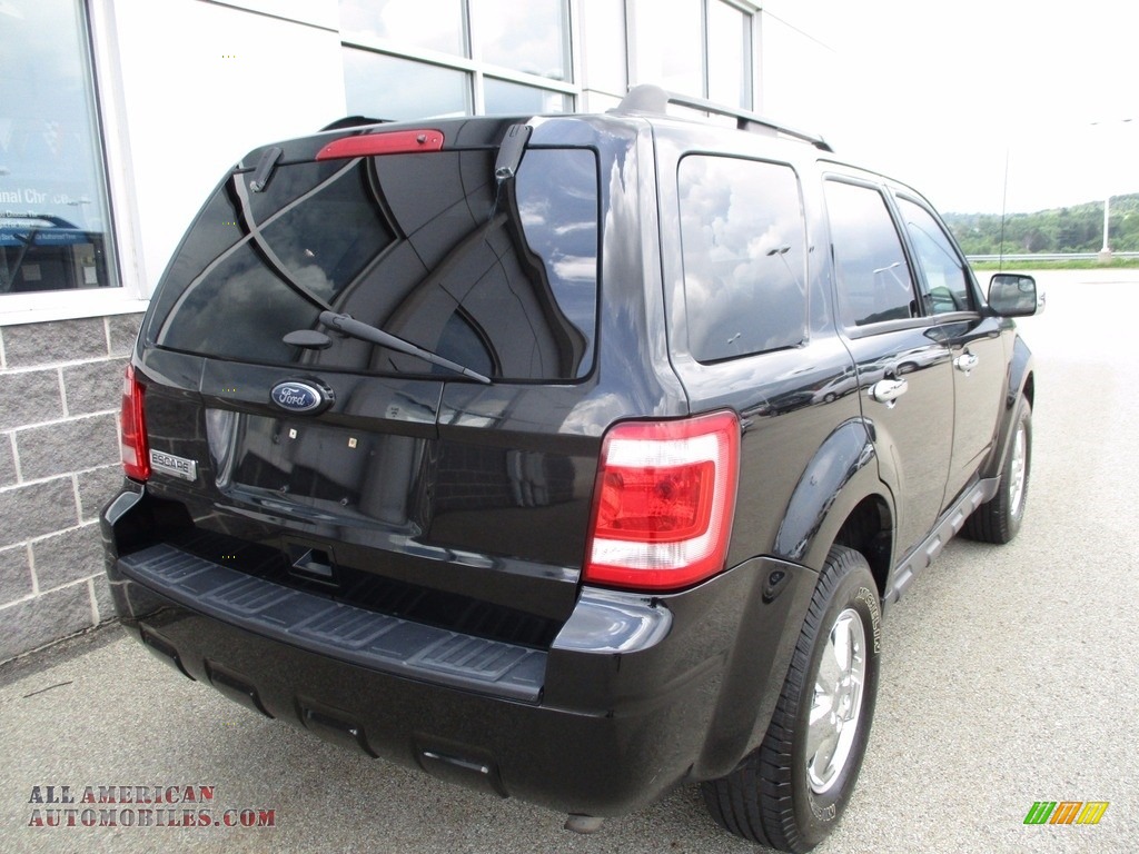 2012 Escape XLT 4WD - Ebony Black / Charcoal Black photo #16
