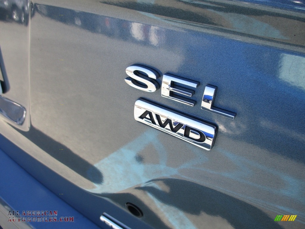 2012 Fusion SEL V6 AWD - Steel Blue Metallic / Camel photo #7