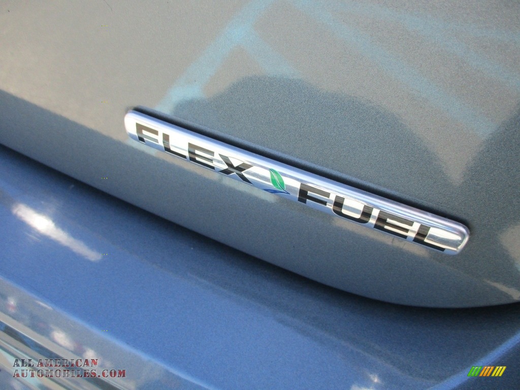 2012 Fusion SEL V6 AWD - Steel Blue Metallic / Camel photo #8