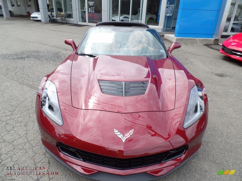 2017 Corvette Z06 Coupe - Long Beach Red Metallic Tintcoat / Kalahari photo #2