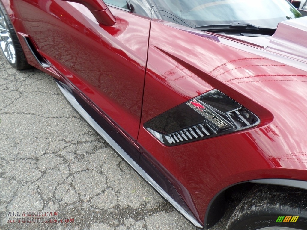 2017 Corvette Z06 Coupe - Long Beach Red Metallic Tintcoat / Kalahari photo #16