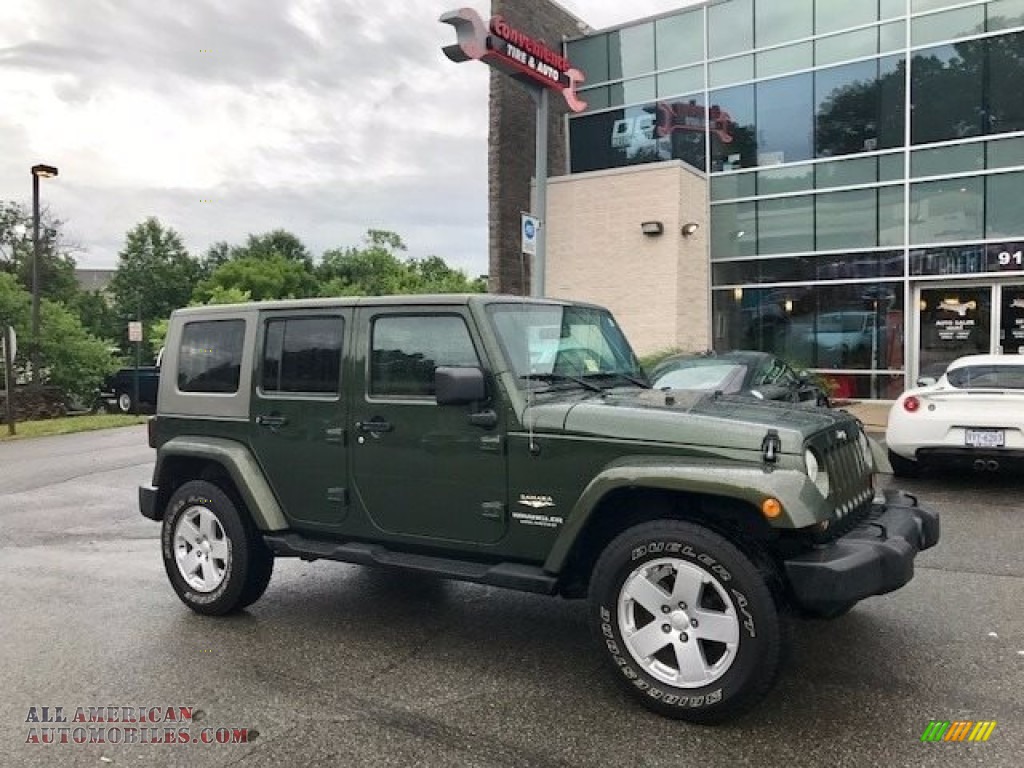 Jeep Green Metallic / Dark Slate Gray/Medium Slate Gray Jeep Wrangler Unlimited Sahara 4x4