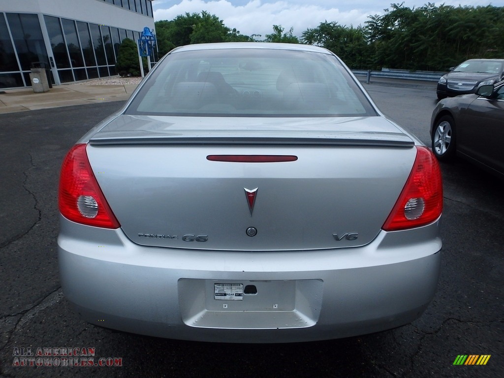 2008 G6 V6 Sedan - Liquid Silver Metallic / Ebony Black photo #3