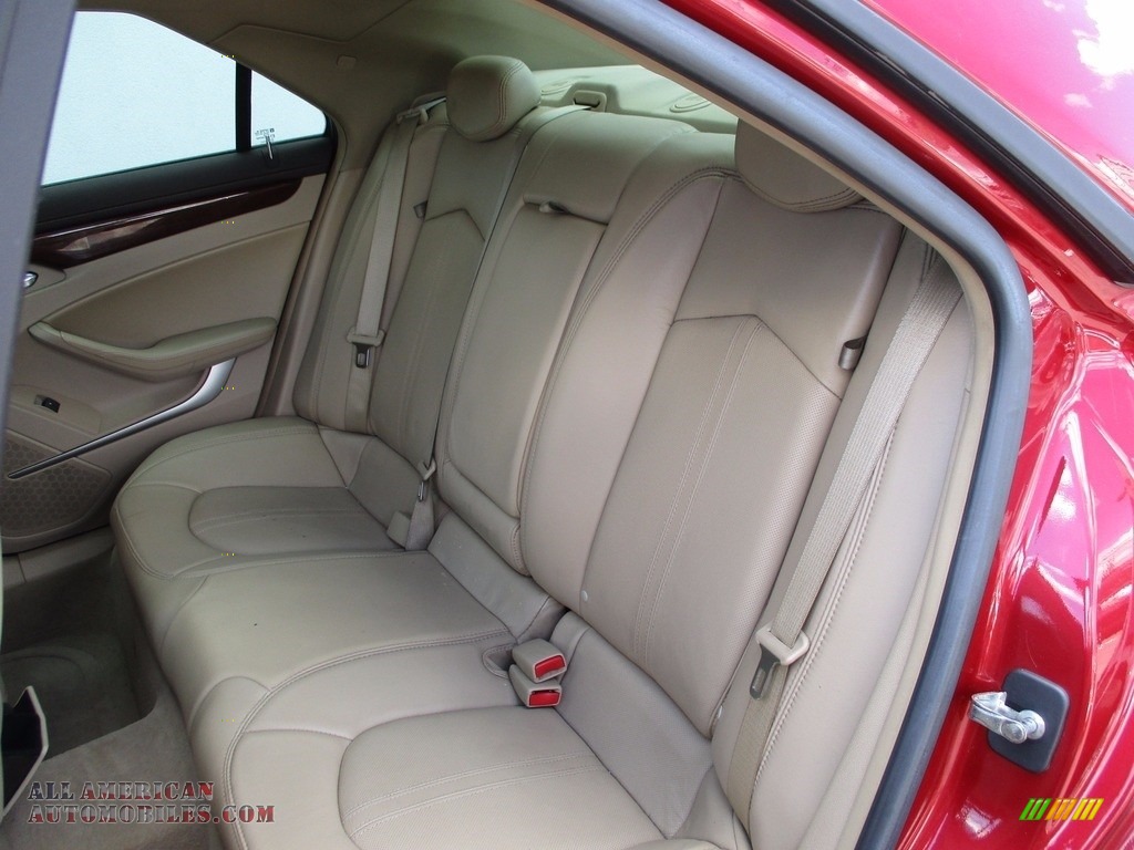 2009 CTS 4 AWD Sedan - Crystal Red / Cashmere/Cocoa photo #13