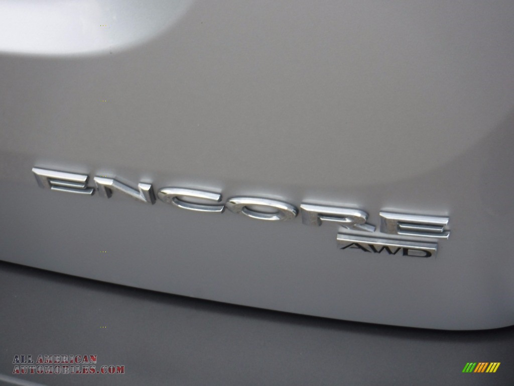 2014 Encore Leather AWD - Quicksilver Metallic / Ebony photo #8