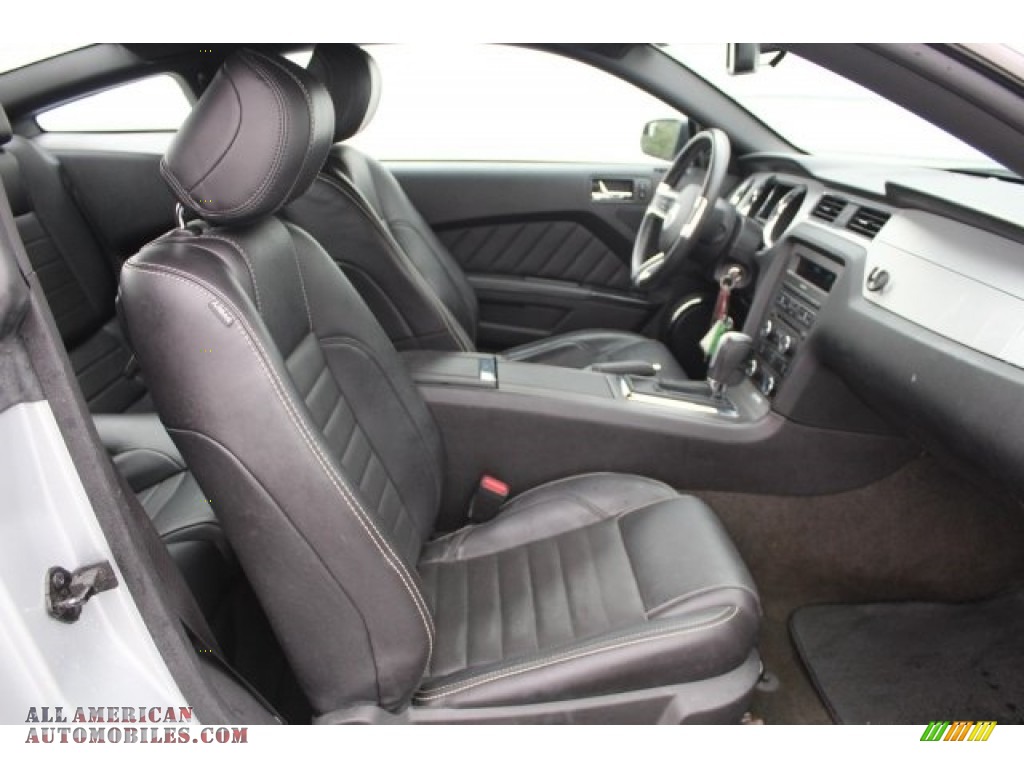 2014 Mustang V6 Premium Coupe - Ingot Silver / Charcoal Black photo #25