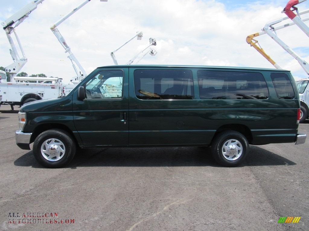 2009 E Series Van E350 Super Duty XLT Extended Passenger - Forest Green Metallic / Medium Flint photo #3