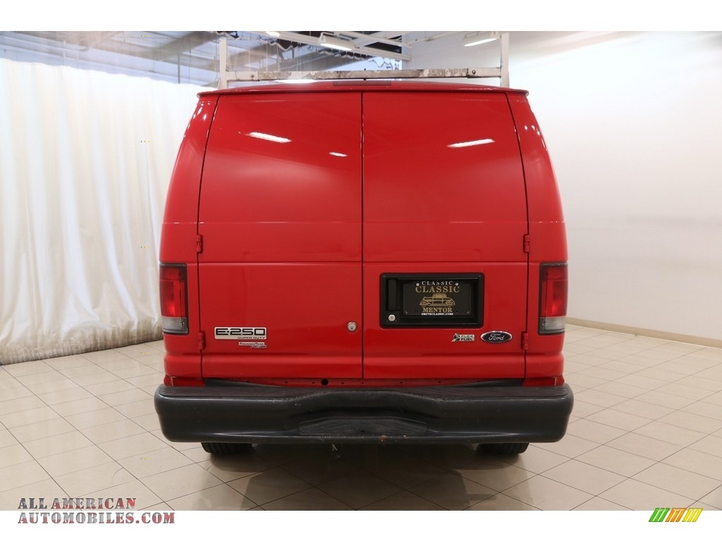 2013 E Series Van E250 Cargo - Vermillion Red / Medium Flint photo #13