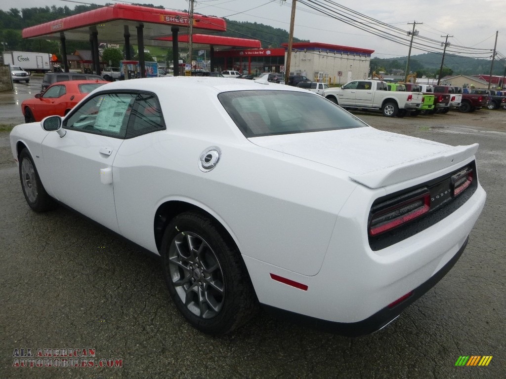 2017 Challenger GT AWD - White Knuckle / Black/Ruby Red photo #3