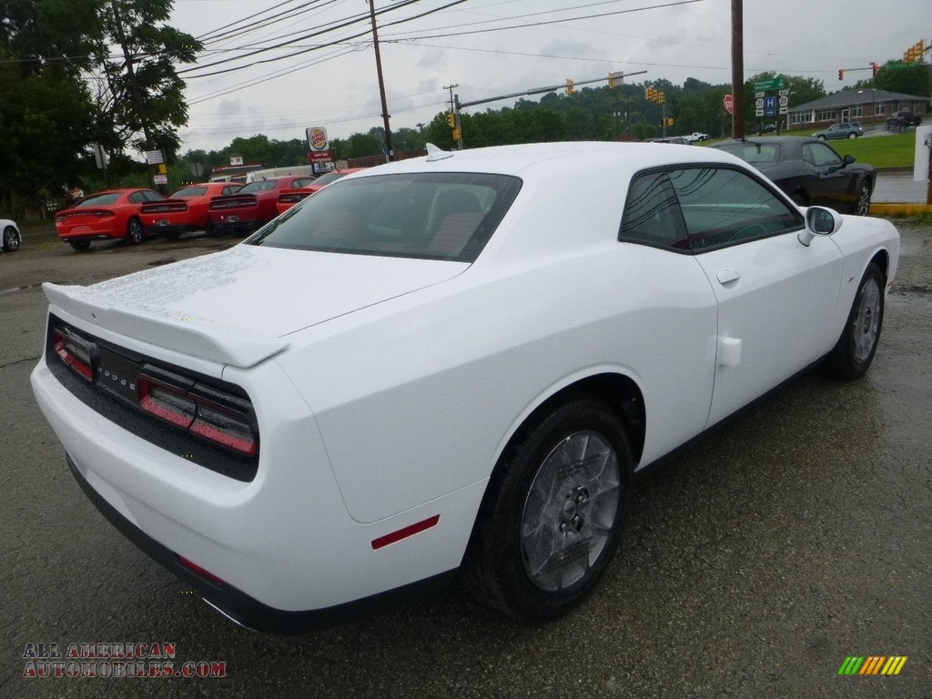 2017 Challenger GT AWD - White Knuckle / Black/Ruby Red photo #5