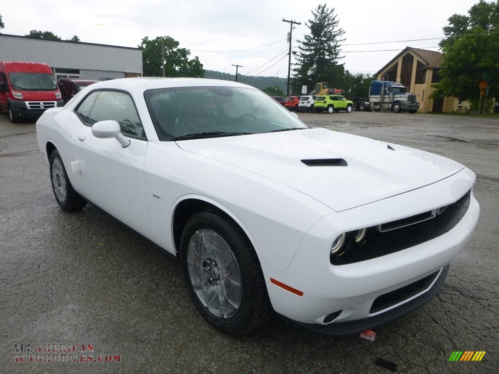 2017 Challenger GT AWD - White Knuckle / Black/Ruby Red photo #11