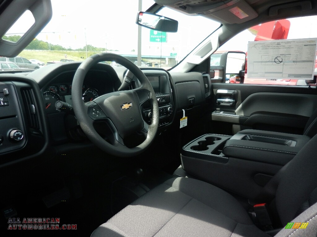 2017 Silverado 3500HD Work Truck Regular Cab 4x4 - Black / Jet Black photo #7