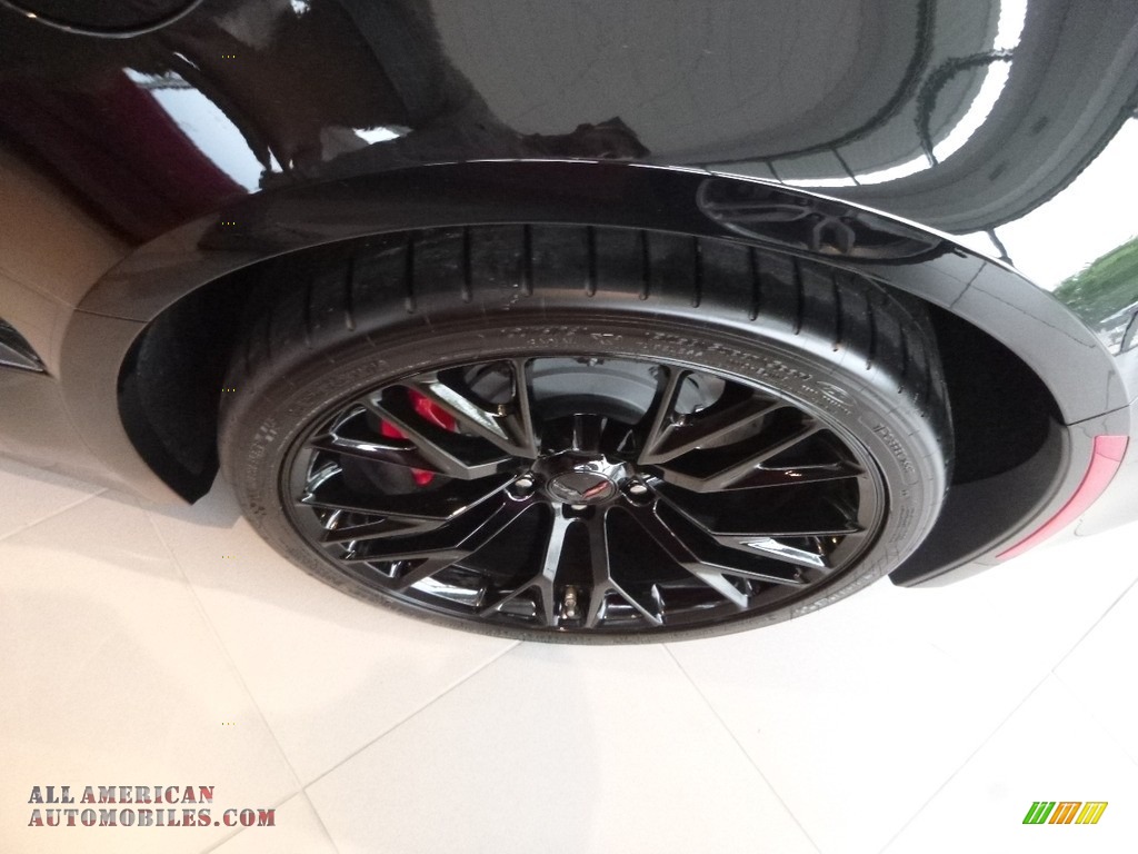2018 Corvette Z06 Coupe - Black / Adrenaline Red photo #3