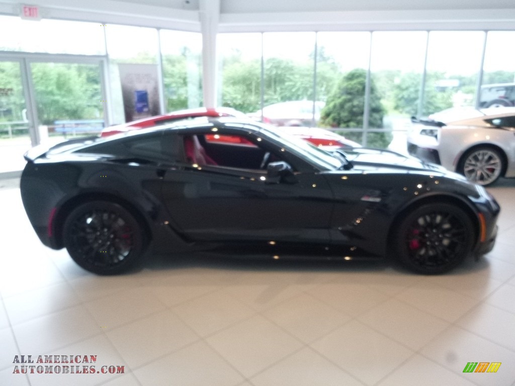 2018 Corvette Z06 Coupe - Black / Adrenaline Red photo #6
