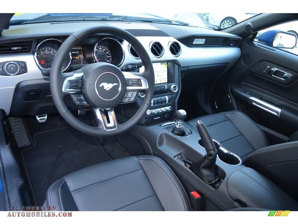 2017 Mustang GT Premium Coupe - Lightning Blue / Ebony photo #7