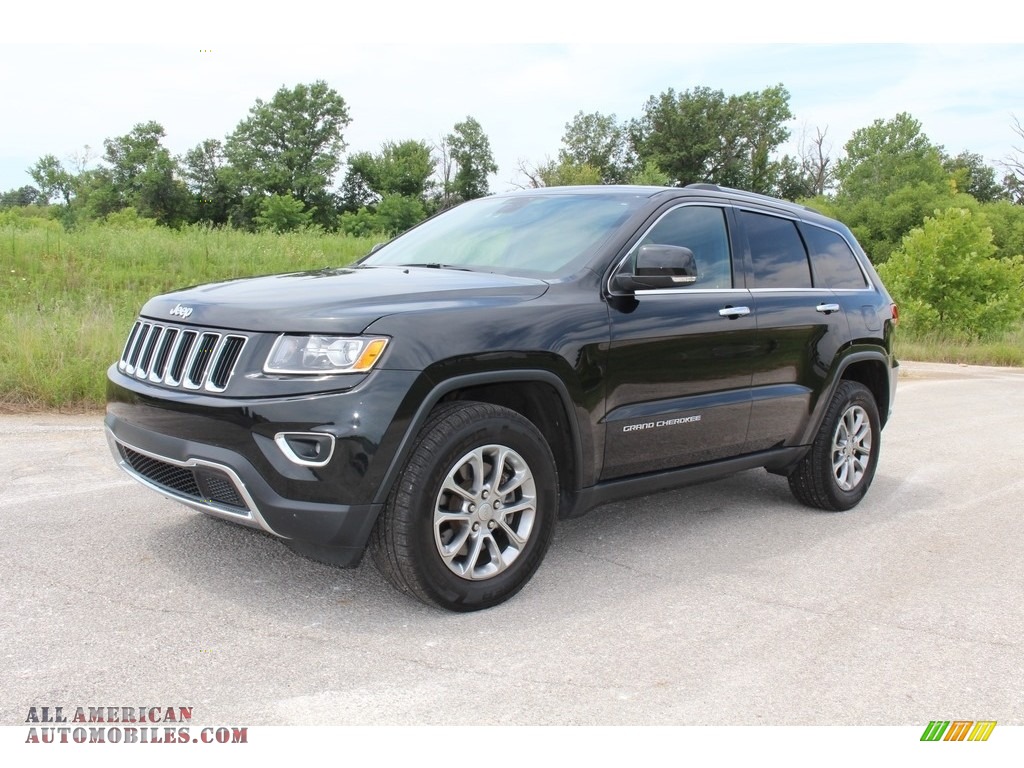 2014 Grand Cherokee Limited 4x4 - Brilliant Black Crystal Pearl / New Zealand Black/Light Frost photo #13