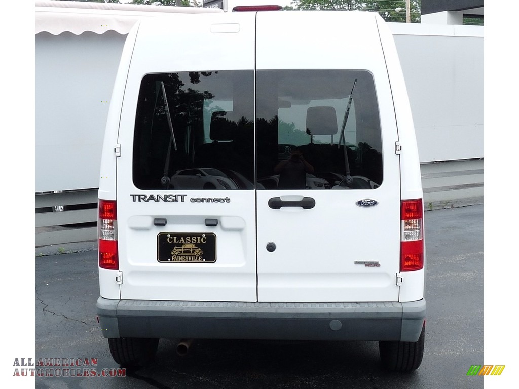 2012 Transit Connect XL Van - Frozen White / Dark Grey photo #3