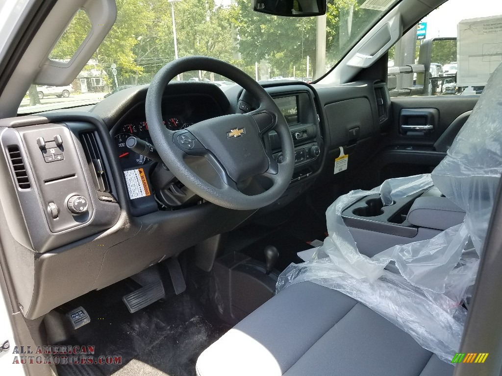 2017 Silverado 3500HD Work Truck Crew Cab Dual Rear Wheel 4x4 - Summit White / Dark Ash/Jet Black photo #7