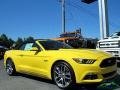 Ford Mustang GT Premium Convertible Triple Yellow photo #10