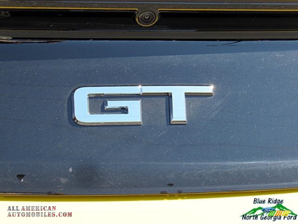 2017 Mustang GT Premium Convertible - Triple Yellow / Ebony photo #38