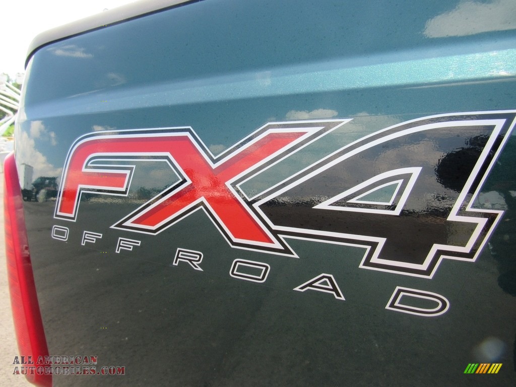 2012 F350 Super Duty Lariat Crew Cab 4x4 - Green Gem Metallic / Adobe photo #43