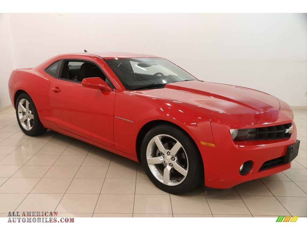 2013 Camaro LT Coupe - Victory Red / Black photo #1