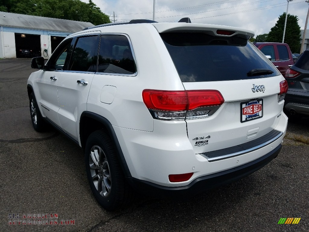 2015 Grand Cherokee Limited 4x4 - Bright White / Black/Light Frost Beige photo #3