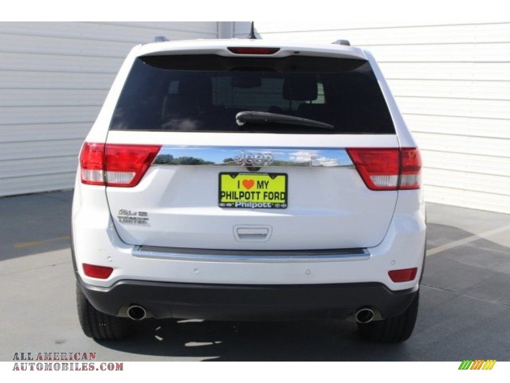 2013 Grand Cherokee Limited - Bright White / Black/Light Frost Beige photo #8