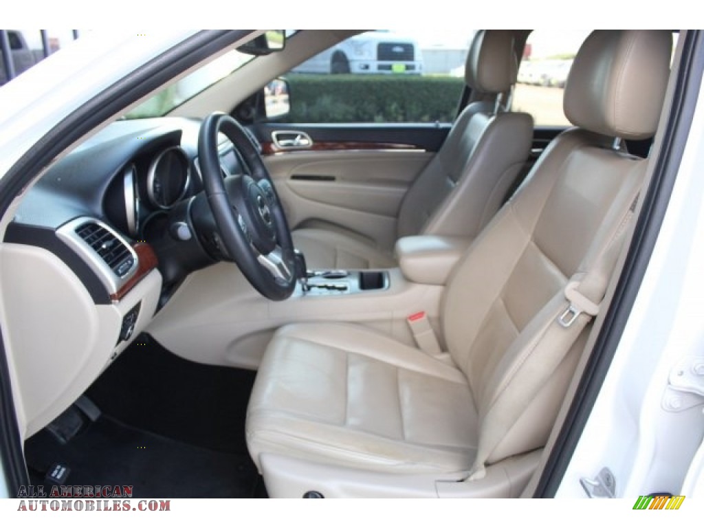 2013 Grand Cherokee Limited - Bright White / Black/Light Frost Beige photo #17