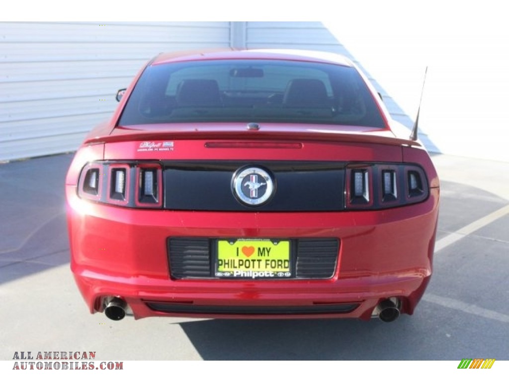 2014 Mustang V6 Premium Coupe - Race Red / Charcoal Black photo #8