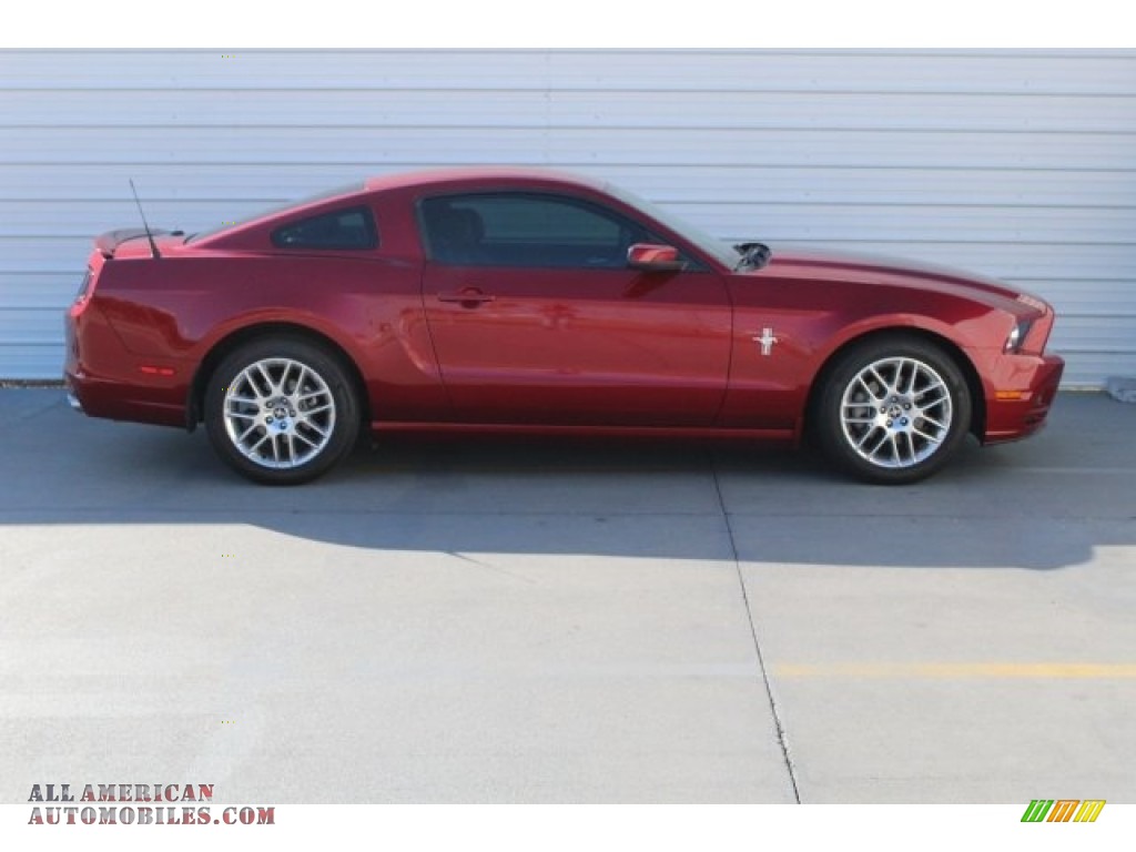 2014 Mustang V6 Premium Coupe - Race Red / Charcoal Black photo #10