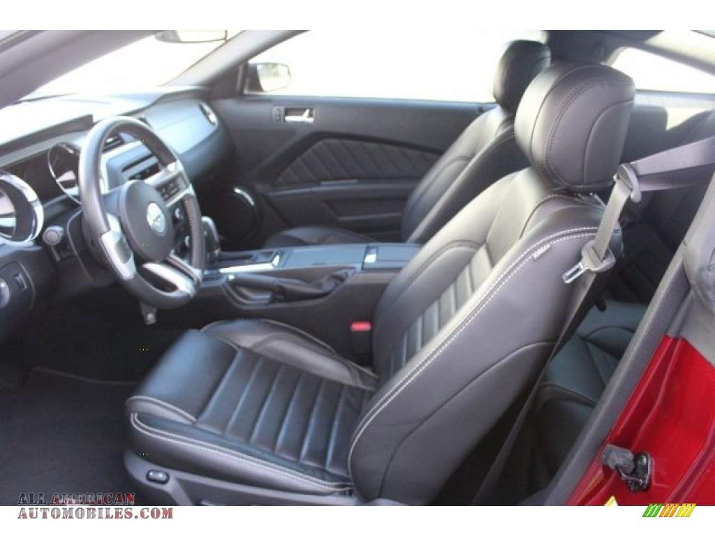 2014 Mustang V6 Premium Coupe - Race Red / Charcoal Black photo #17