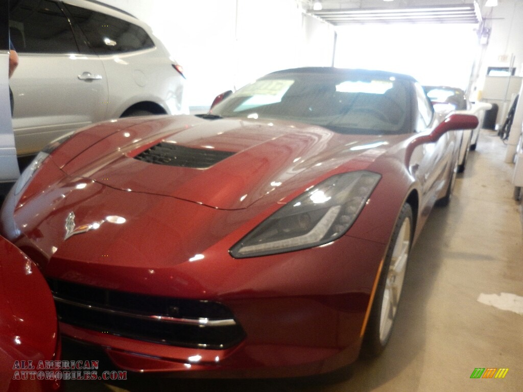 2017 Corvette Stingray Convertible - Long Beach Red Metallic Tintcoat / Kalahari photo #1