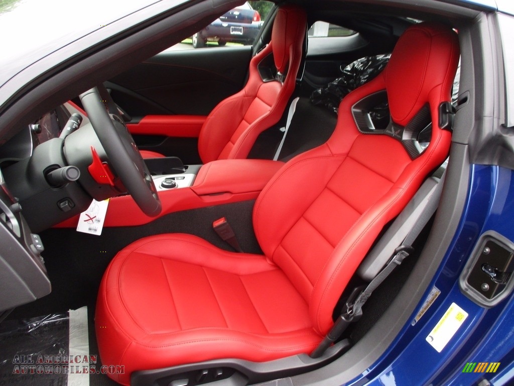 2018 Corvette Z06 Coupe - Admiral Blue Metallic / Adrenaline Red photo #19