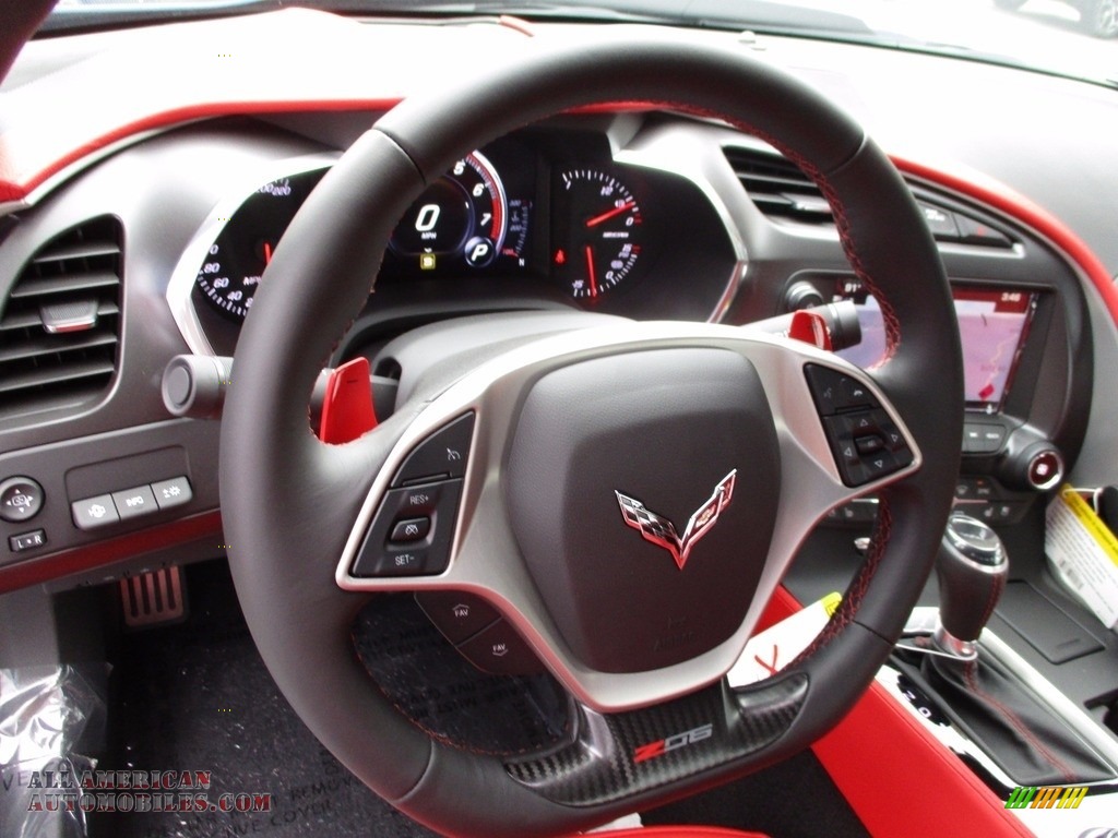 2018 Corvette Z06 Coupe - Admiral Blue Metallic / Adrenaline Red photo #20