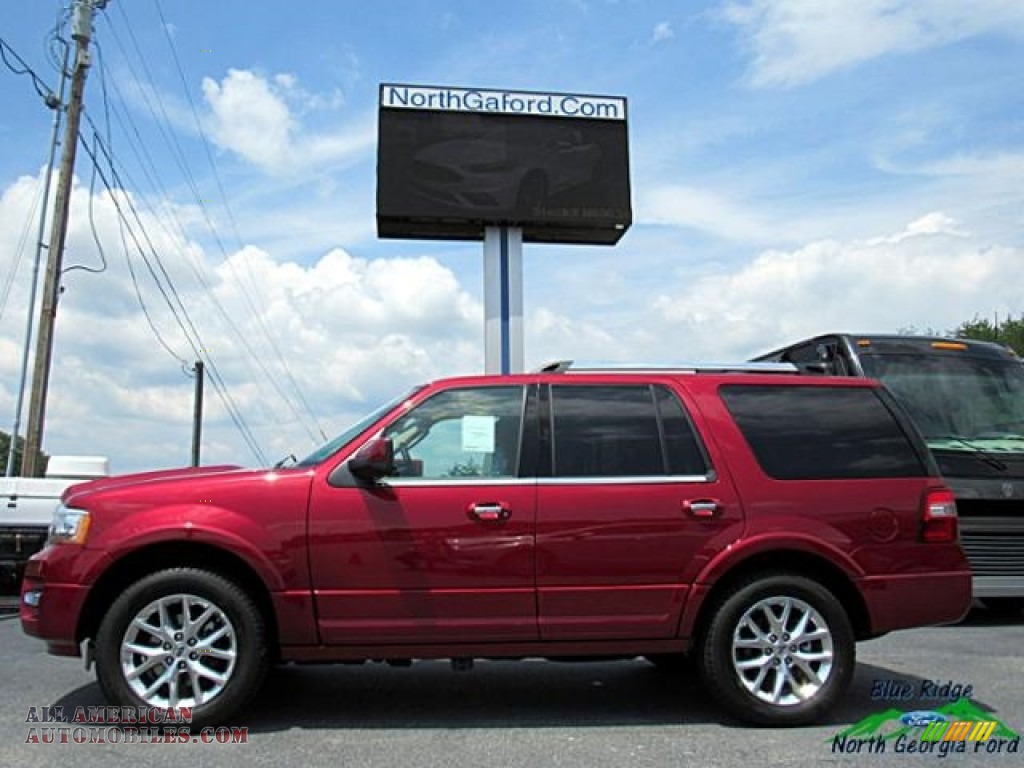 2017 Expedition Limited - Ruby Red / Dune photo #2